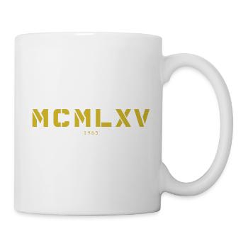 Roman numeral year of birth Made in 1965 - Mug - white - Right
