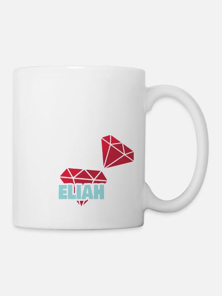 Eliah als Kostbar - Tasse - Weiß