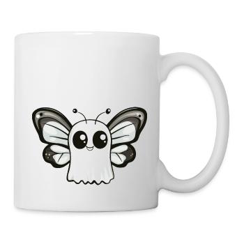 Butterfly Halloween Comic Ghost - Mug - white - Right