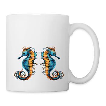 Hippocampe 2 - Mug blanc - blanc - Droite