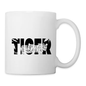 Tiger Typo - Mug - white - Right
