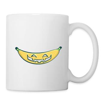 Halloween Banane (ohne Text) - Tasse - Weiß - Rechts