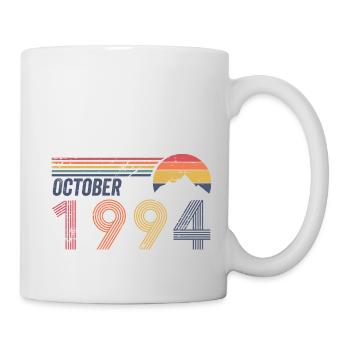 30. Anniversaire 1984 Octobre 30 ans - Mug blanc - blanc - Droite