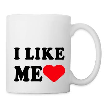 I Like Me Funny Sarcastic Gift For Work Friends - Mug - white - Right