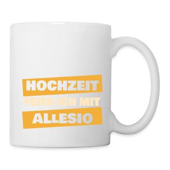 Geschenk für Allesio - Tasse - Weiß - Rechts
