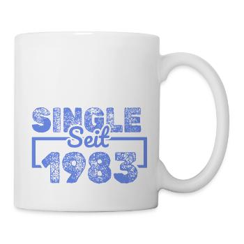 Single 1983 - Tasse - Weiß - Rechts