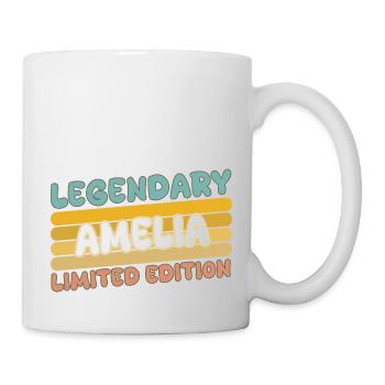 Name Amelia - Tasse - Weiß - Rechts