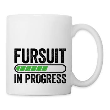 Fursuit in the works – Soon the time has come! - Mug - white - Right