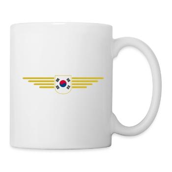 J’aime la Corée du Sud Design T-shirt Outfit - Mug blanc - blanc - Droite