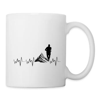 Trail Running Sport - Tasse - Weiß - Rechts