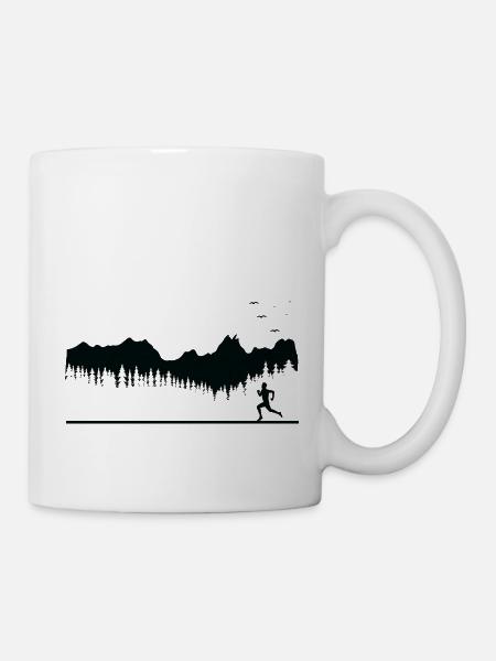 Trail Running Sports - Mug blanc - blanc