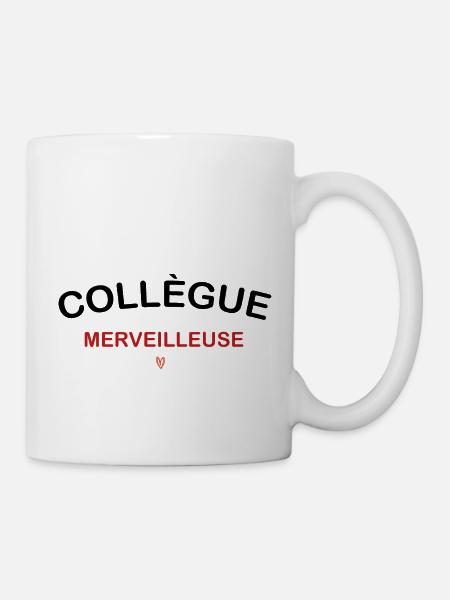 Collègue merveilleuse - Mug blanc - blanc