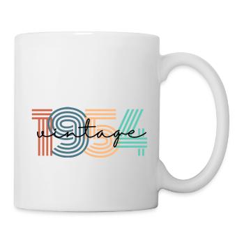 1954 vintage rétro - Mug blanc - blanc - Droite