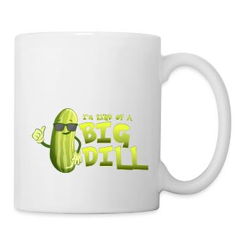 I'm Kind Of A Big Dill Cucumber Vegan Pickle - Tasse - Weiß - Rechts