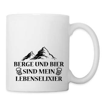 Wandern Hiking Sport Berge - Tasse - Weiß - Rechts