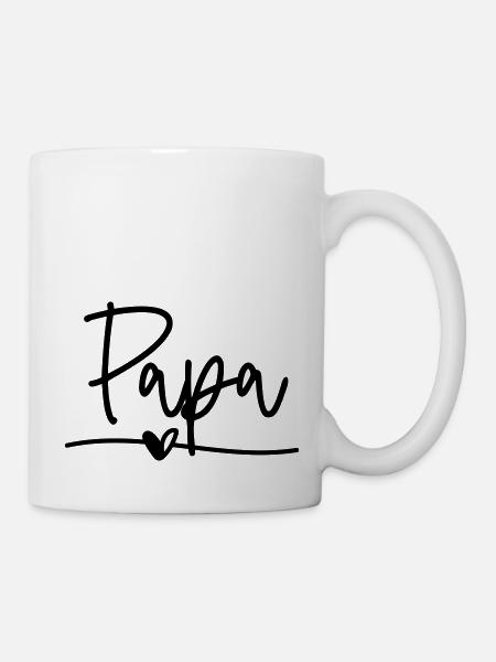 PAPA - Tasse - Weiß
