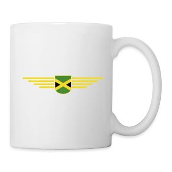 Ich liebe Jamaika, Outfit T-Shirt Design Geschenk - Tasse - Weiß - Rechts