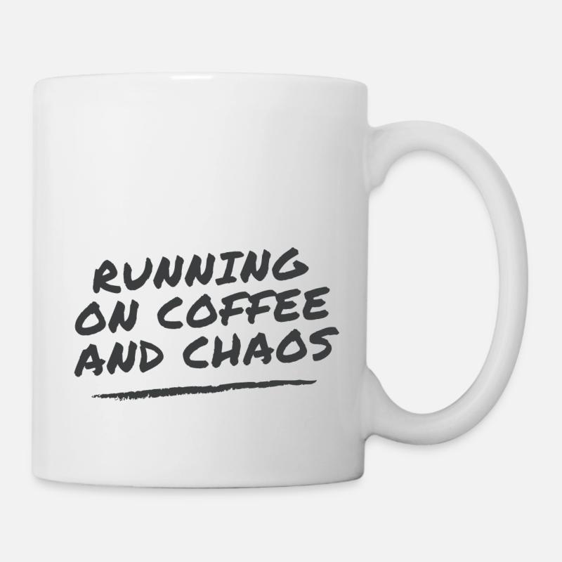 Coffee & Chaos by Ivye - Tasse - Weiß
