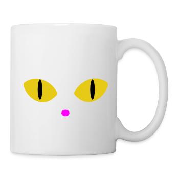 Yellow eyes - Mug - white - Right