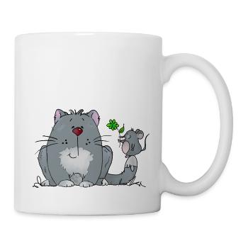 Cat and Mouse - Mug - white - Right
