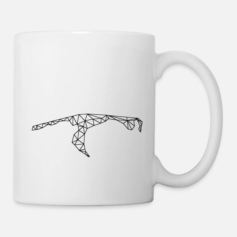 Sylt | Polygon | black - Mug - white