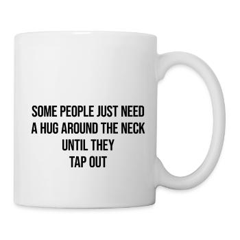 Funny Jiu-Jitsu Saying for Grapplers - Mug - white - Right