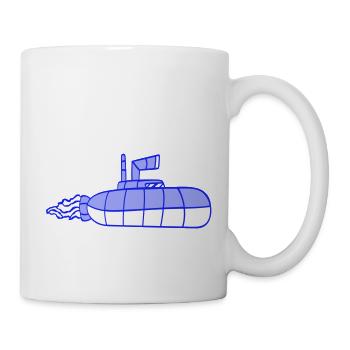 U-Boot Unterseeboot Tauchgang Tauchboot Kapitän - Tasse - Weiß - Rechts
