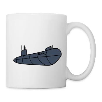 U-Boot Unterseeboot Tauchgang Tauchboot Kapitän - Tasse - Weiß - Rechts