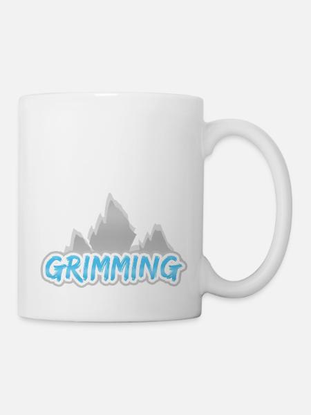 Berg Grimming - Tasse - Weiß