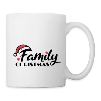 Family Christmas Font - Mug - white - Right