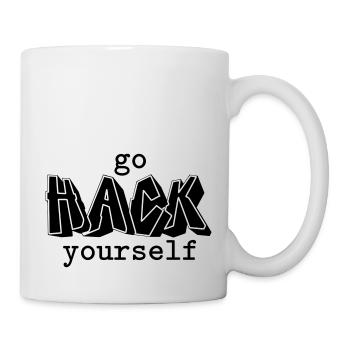 Go hack yourself - Mug - white - Right