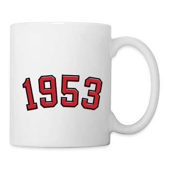 Sport year of birth 1953 - Mug - white - Right
