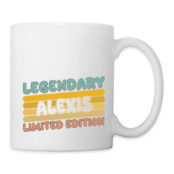 Alexis als Name - Tasse - Weiß - Rechts