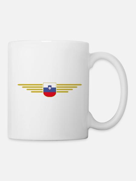 Stylisches Slowenien Design - Tasse - Weiß