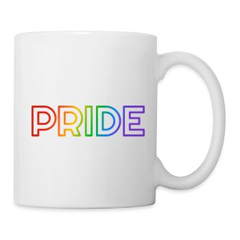 PRIDE rainbow LGBTQ gay - Mug - white - Right