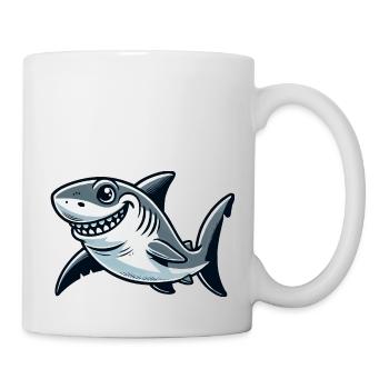 Hai Comic - Tasse - Weiß - Rechts