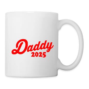 Daddy 2025 - Tasse - Weiß - Rechts