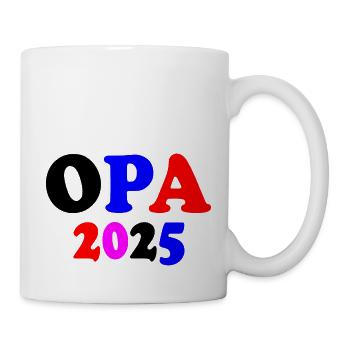 Opa 2025 - Tasse - Weiß - Rechts