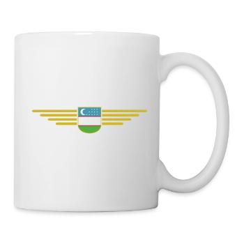 Usbekistan T-Shirt – Stolz und Kultur - Tasse - Weiß - Rechts