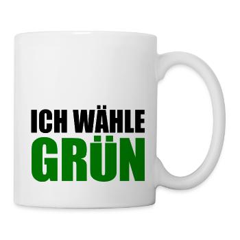 I choose green - Mug - white - Right