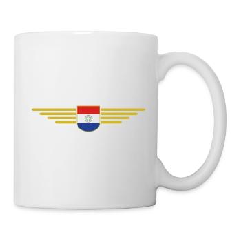 Paraguay Fan T-Shirt - Tasse - Weiß - Rechts