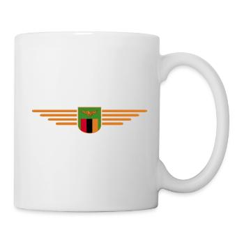 Zambia T-Shirt for Africa Fans - Mug - white - Right