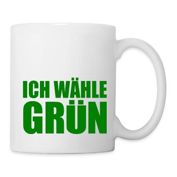 I choose green - Mug - white - Right