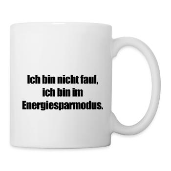 Power saving mode active - Mug - white - Right