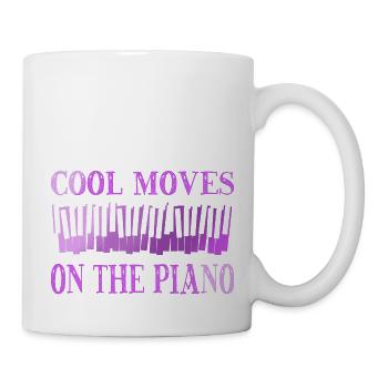 Klavier Pianist Cool Moves Sur Le Piano - Mug blanc - blanc - Droite