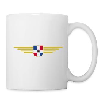 République dominicaine T-Shirt Design - Mug blanc - blanc - Droite