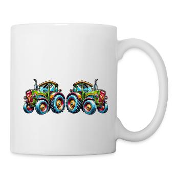 traktor 2 - Tasse - Weiß - Rechts