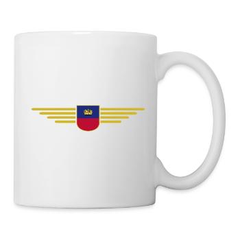 Conception de t-shirt Liechtenstein pour les fans - Mug blanc - blanc - Droite
