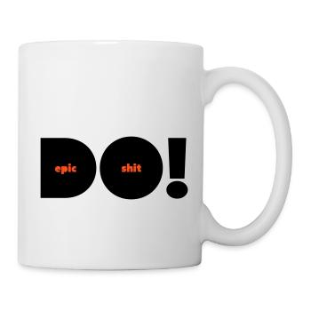 do epic shit alternativ zweifarbig - Tasse - Weiß - Rechts