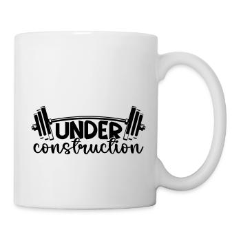 Under Construction - Tasse - Weiß - Rechts